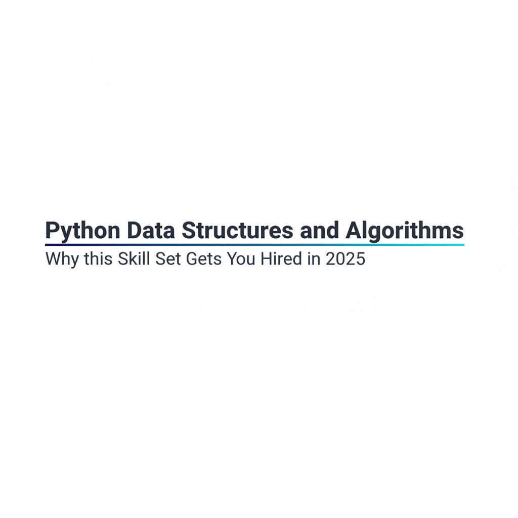 Python Data Structures and Algorithms: Why this Skill Set Gets You Hired in 2025